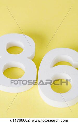 Number 86 View Large Photo Image Stock Image - Number 86. Fotosearch