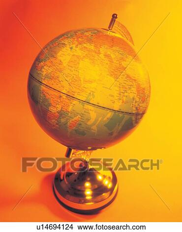 Picture - education, international, map, locations, planet, representation. Fotosearch