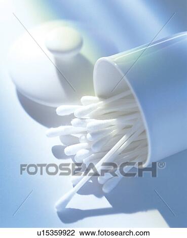 Stock Image - cleaning, lid, medication, ear, healthcare, health. Fotosearch
