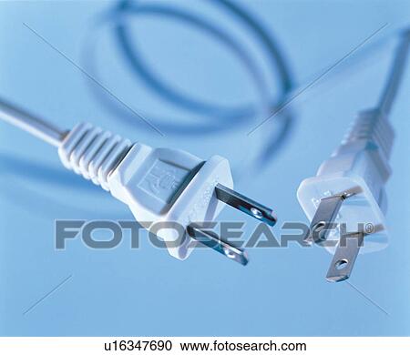 electrical plug, two pin plug, white, source, indoor, plastic View Large Photo Image Stock Image - electrical plug, two pin plug, white, source, indoor, plastic. Fotosearch