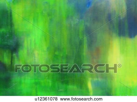Stock Photo - shadow, sun light, blue, plant, blur. Fotosearch