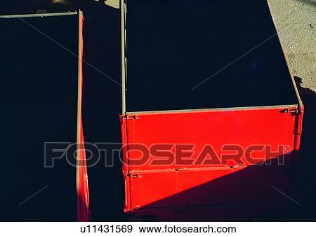 Stock Photo - shadow, sun light, wood. Fotosearch