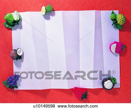 indoor, light, paper, material, fruit shaped magnet, light View Large Photo Image Stock Photo - indoor, light, paper, material, fruit shaped magnet, light. Fotosearch