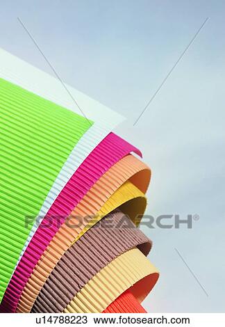 Stock Image - indoor, light, paper, material, light, shadow. Fotosearch