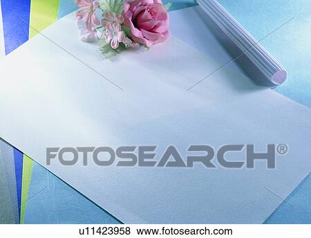 indoor, paper, material, light, shadow, artificial flower View Large Photo Image Stock Photo - indoor, paper, material, light, shadow, artificial flower. Fotosearch