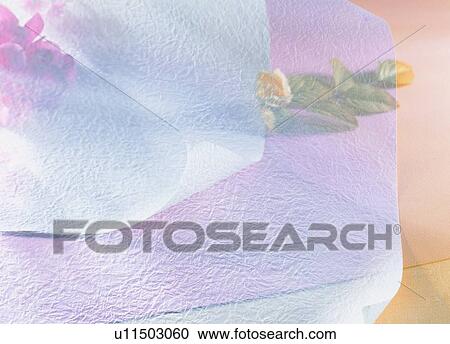 Stock Image - light, artificial flower, material, paper, indoor, shadow. Fotosearch