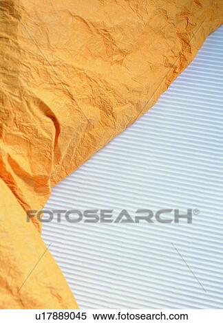 Stock Photography - light, paper, material, stripe, wrinkle, indoor. Fotosearch