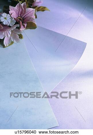 Stock Image - light, shadow, paper, artificial flower, indoor, material. Fotosearch