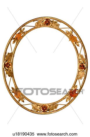 Stock Photography - flower, circle, golden, round, frame, yellow. Fotosearch