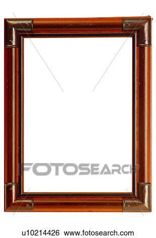 Stock Photograph - frame, brown, rim, wood. Fotosearch