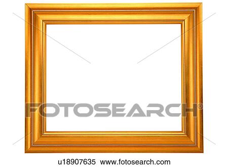 Stock Photography - golden, frame, simple, rim, yellow. Fotosearch