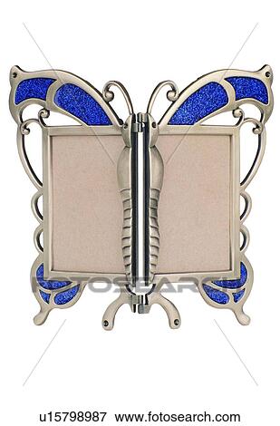 Stock Photo - insect, wing, book, frame, butterfly, metal. Fotosearch