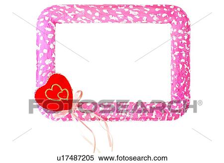 Stock Photography - love, rim, pink, heartshaped, frame. Fotosearch