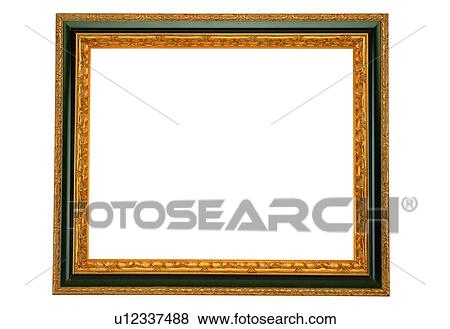 Stock Photo - rim, frame, brown, green, wood. Fotosearch