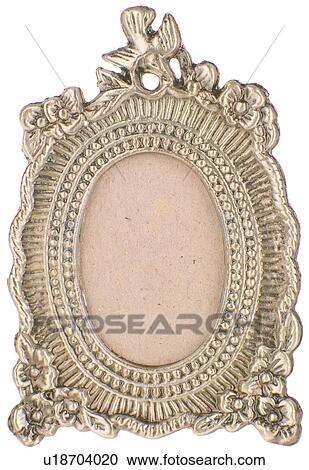 Stock Image - rim, frame, classical, metal, copper. Fotosearch