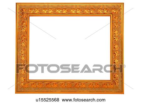 Stock Photo - rim, frame, metal, golden, yellow. Fotosearch