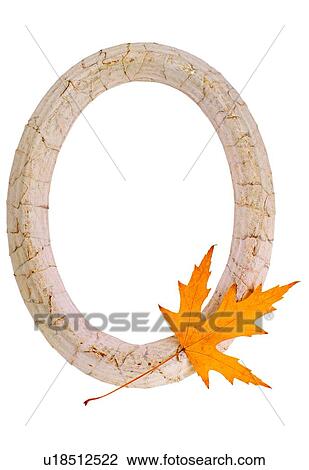 Stock Image - rim, frame, round, ring, leaf. Fotosearch