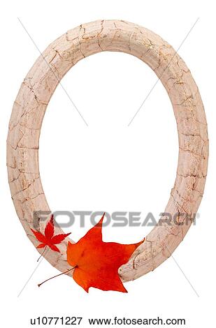 Stock Photo - rim, frame, round, ring, leaf. Fotosearch