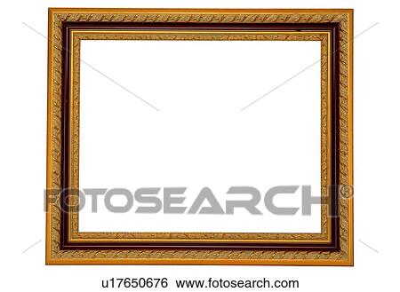 Stock Photograph - rim, frame, wood, brown. Fotosearch