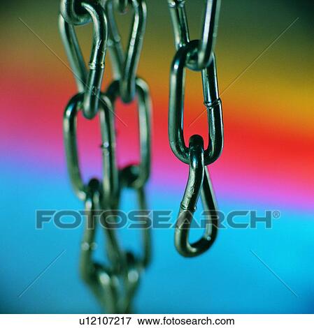 Stock Photo - chain, iron, metal. Fotosearch