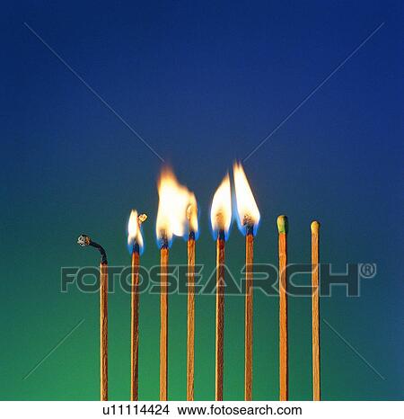 Picture - incense, fire, religion. Fotosearch