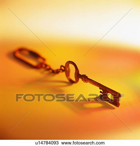 Stock Image - key, key chain, key ring. Fotosearch