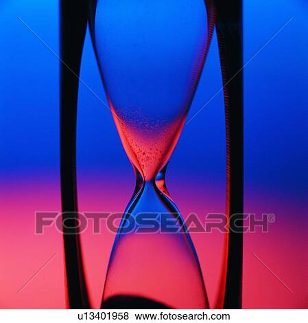 Stock Photo - sandglass, hourglass, time. Fotosearch