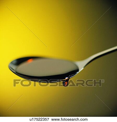 Stock Photo - spoon, tableware, cutlery, metal, liquid. Fotosearch