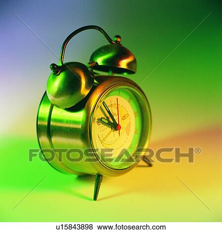 Stock Photo - time, alarm clock. Fotosearch