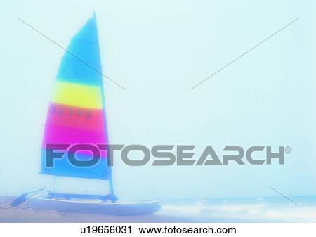 sailboat, sky, ocean, romantic, mood, beach View Large Photo Image Stock Image - sailboat, sky, ocean, romantic, mood, beach. Fotosearch