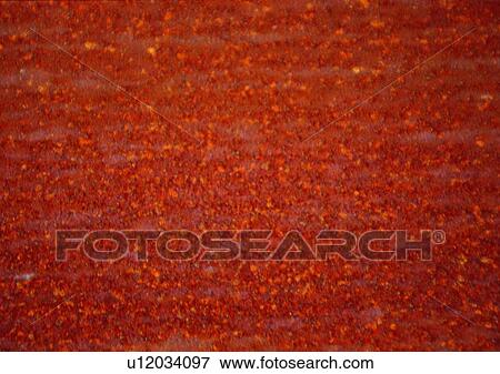 Stock Photo - iron, structure, material, rust, metal, red. Fotosearch
