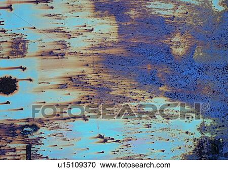 Stock Image - spot, metal, structure, iron, rust, material. Fotosearch