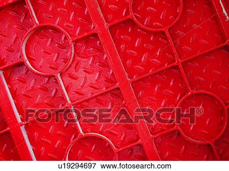 Stock Photo - structure, painted, material, pattern, circle, metal. Fotosearch