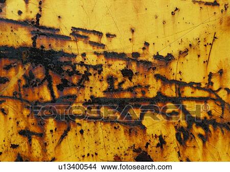 yellow, iron, pattern, structure, material, rust, metal View Large Photo Image Picture - yellow, iron, pattern, structure, material, rust, metal. Fotosearch