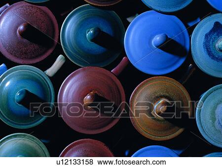 Stock Photo - Indoor, Musical Instrument, Stack, Music, Directly Above, Special Backgrounds. Fotosearch