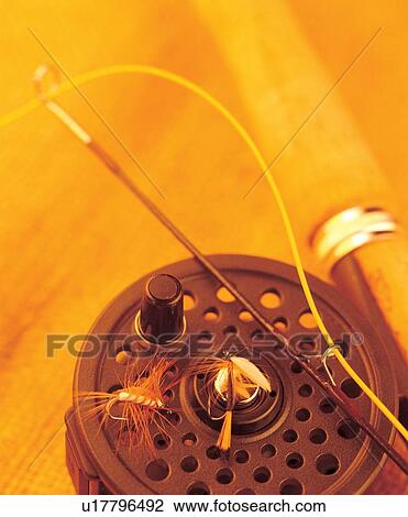 Stock Image - background, bait, belongings. Fotosearch