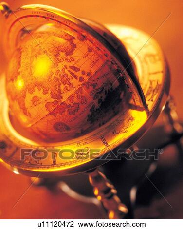 Stock Image - device, earth, representation, planet, belongings, distance. Fotosearch