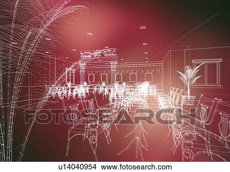 Picture - cad, arrangement, lay out plan, drafts, appearance. Fotosearch