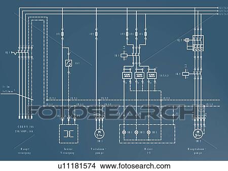 Picture - computer aided design, planning, blueprint. Fotosearch