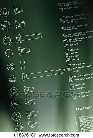 computer aided design, planning, blueprint View Large Photo Image Stock Photo - computer aided design, planning, blueprint. Fotosearch