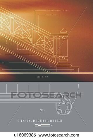 Stock Photography - computer aided design, planning, blueprint. Fotosearch