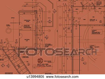 Stock Photography - guide, blueprints, computer aided design, floor plan, graphic, planning. Fotosearch