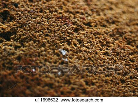 Stock Image - rock, stone, wall, outdoor, iron rust. Fotosearch
