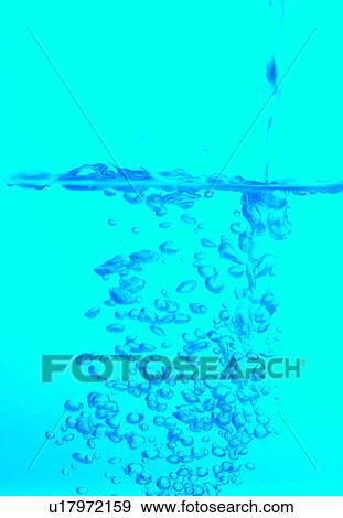 bubble, water, blue View Large Photo Image Stock Photo - bubble, water, blue. Fotosearch
