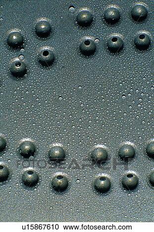 Stock Image - water, drop, gray. Fotosearch