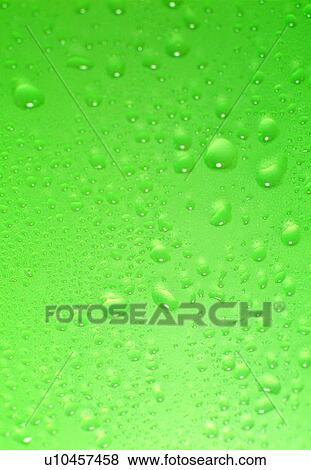 Stock Photo - water, drop, green. Fotosearch