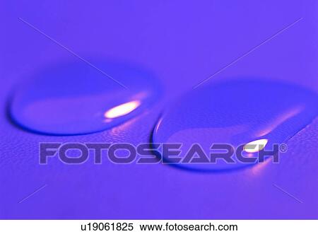 Stock Photography - water, drop, purple, close-up. Fotosearch