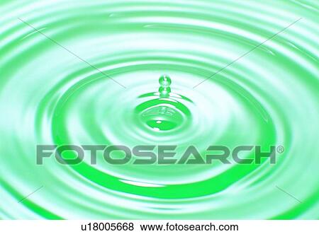 water, ripple, drop, green View Large Photo Image Stock Photo - water, ripple, drop, green. Fotosearch