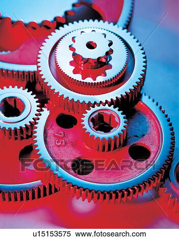 Stock Photography - mechanism, productivity, metallic, sprocket, industry, accuracy, cogwheels. Fotosearch