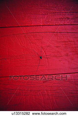 Stock Image - Indoor, Cracked, Plank, Nature, Red. Fotosearch